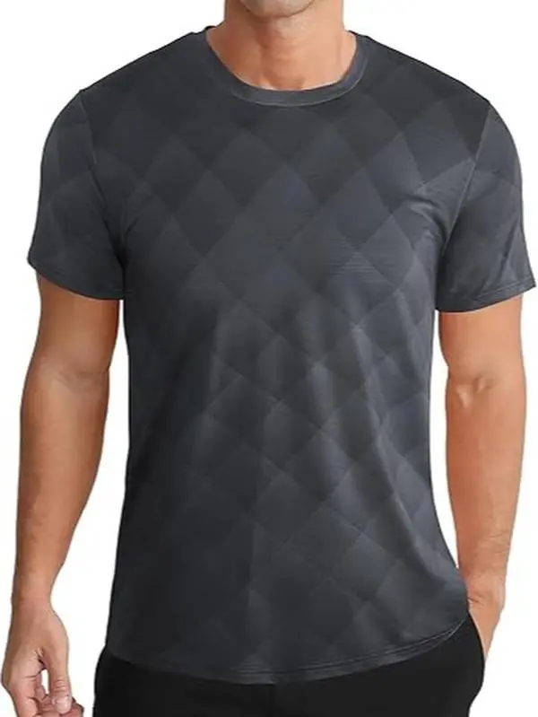 APTRO Men's Performance Gym T-Shirt | Quick-Dry Moisture-Wicking Short Sleeve Running Top, Unisex Dark Color, Local Shipping