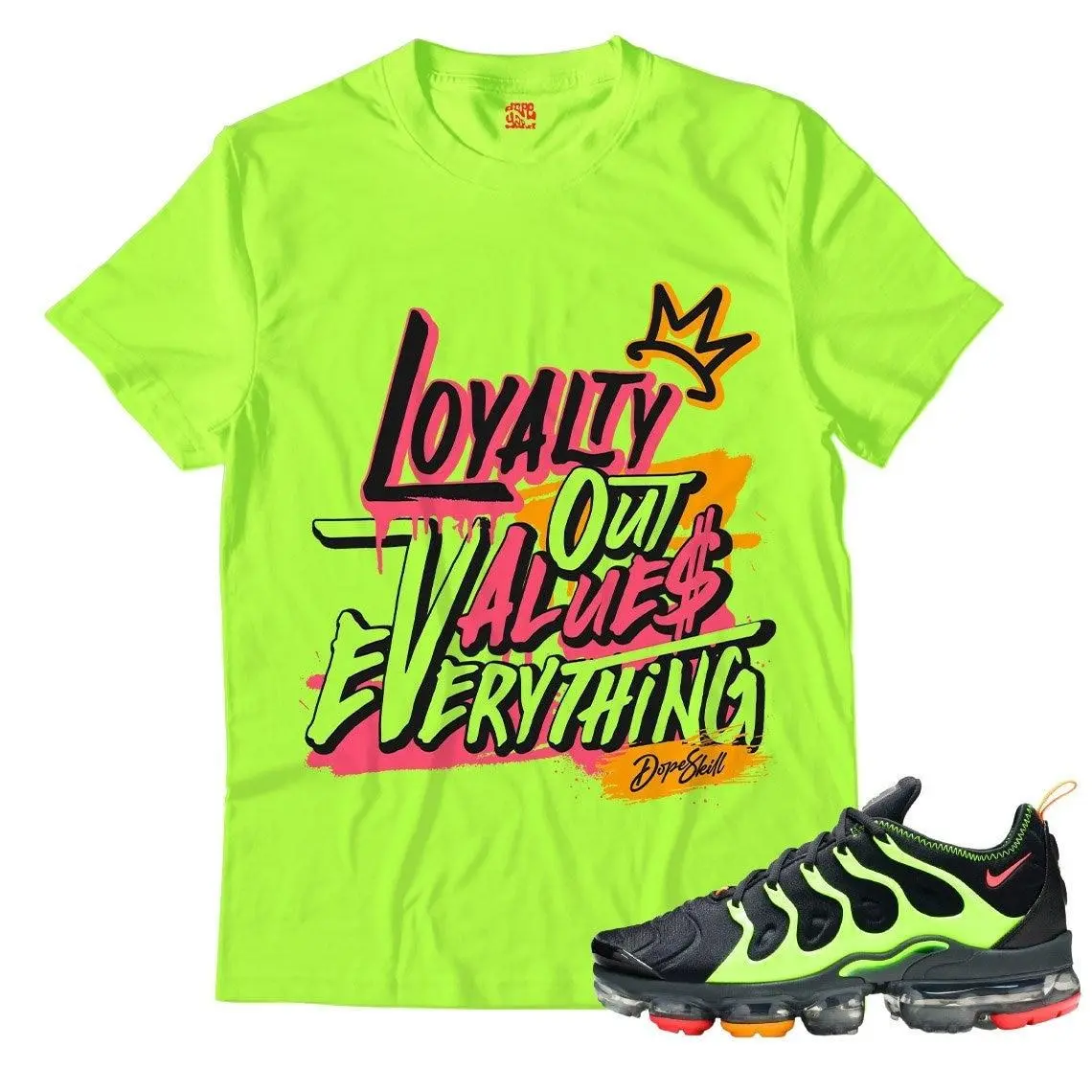 New L Unisex Shirt Match VaporMax Plus 'Lime Green'