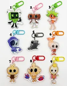 Dandy’s world acrylics keychain, Vee, Yatta, Astro, Bobbette | Dandy’s World |...