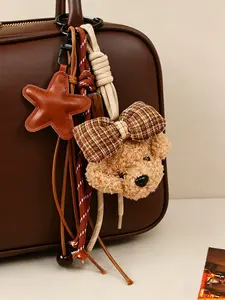 1x "Maillard Style" Bag Charm — Preppy-Style Braided Rope Keychain, Tassel Bag Accessory, Schoolbag & Backpack Decoration, Car Key Charm, Headphone Case Accessory — A Small Birthday Gift Idea for Best Friends & Girls