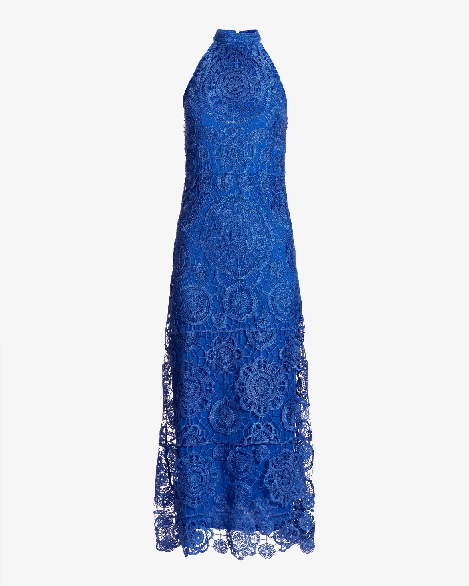 Medallion Crochet Halter Ankle Length Dress Cobalt Blue - TikTok Shop Medallion Crochet Halter Ankle Length Dress Cobalt Blue - TikTok Shop