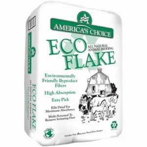 212 MAIN Absorbent Softwood Shavings Horse Bedding - 5.5 cu. ft. American Wood Fibers Eco Flake, Suitable for Horses