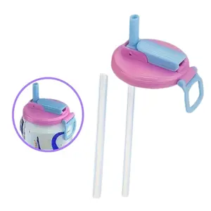 Reusable Soda Can Lids with Silicone Straw, Leak-Proof BPA-Free Can Tops for 2.13" Cans, Keeps Carbonation, 3 Colors Available, Straw Spout Lid, Drinkware Lid