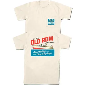 Old Row - Outdoors Vintage Boat Pocket Tee