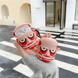 New Attack on Titan anime peripherals two-dimensional airpods headphone case creative personality airpods pro3 headphone case