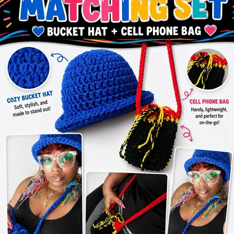 strawberry bucket hat crochet - TikTok Shop display picture 1