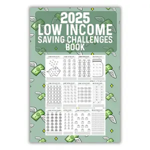 Summer Spring Gift low income savings challenge book 2025: Easy and Simple challenges To Save from $50 to $3000 with Daily and Weekly Cash Savings Tracker