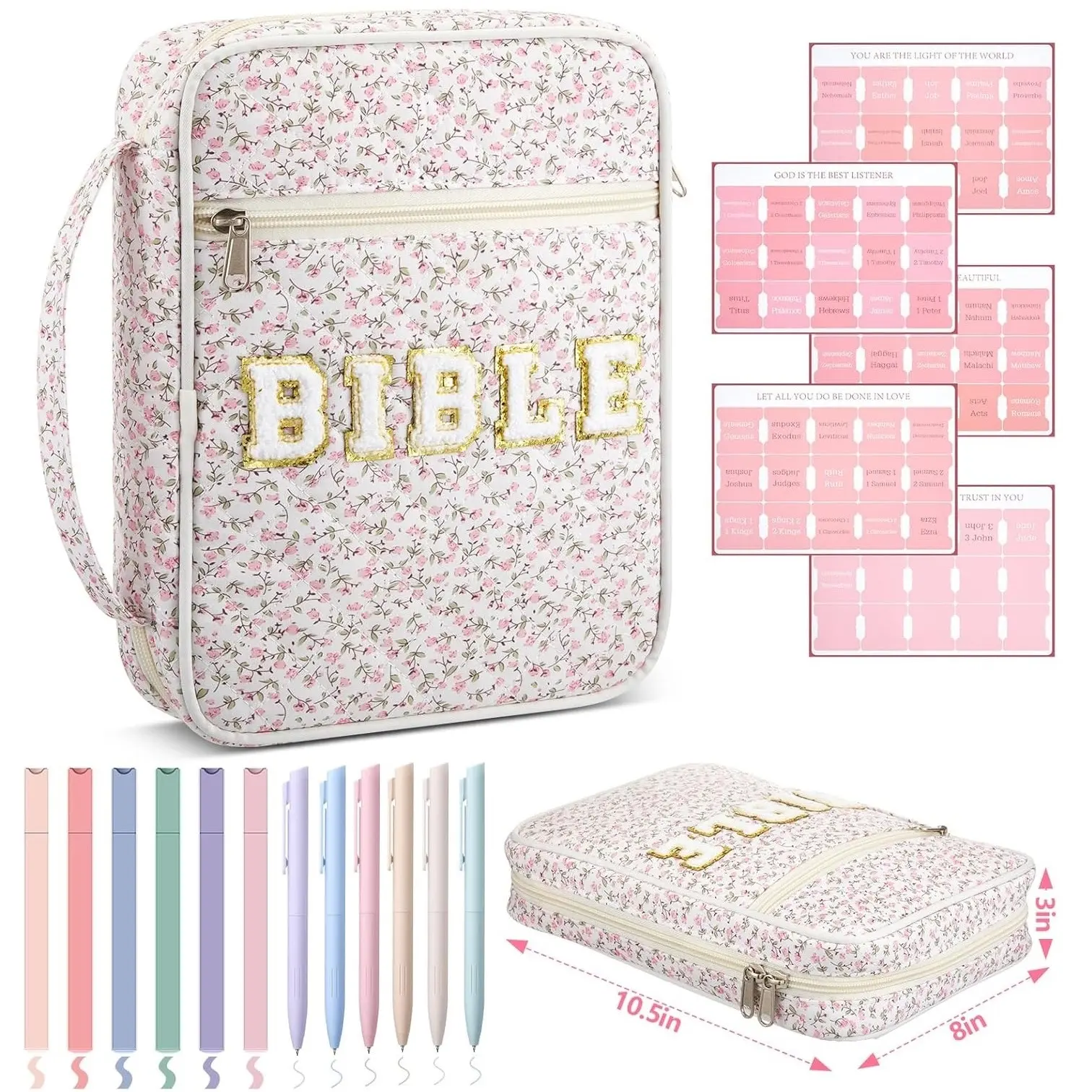 Pink Small Floral Print-Handheld style