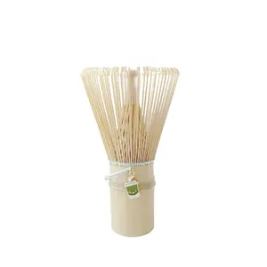 Matcha Latte Whisk: Bamboo Chasen with Matcha Latte Cup Charm