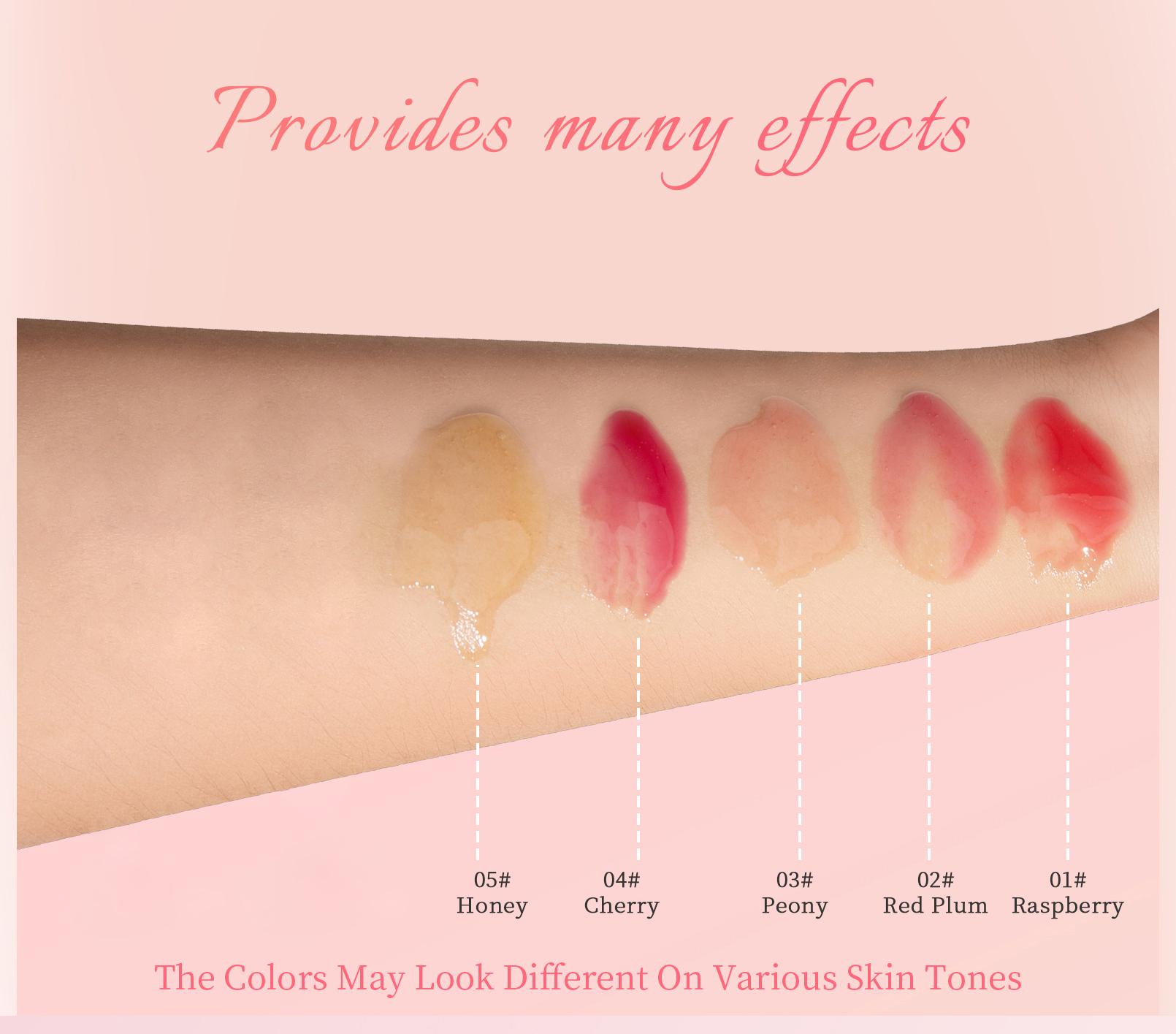 BOGO Alert 2-Count Lip Glow Oil Lip Stain Glossy Tinting Long Lasting Moisturizing Hydrating Plump Transfer Proof Lip Care Makeup