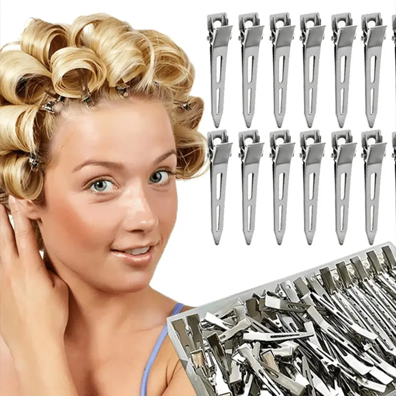 20pcs-Hair-Root-Fluffy-Clips-Styling-Salon-Professional-Salon-Metal-Hair-Clip-Hairpin-Clamps-DIY-Tools-Hair-Accessories-Spring Clip-Volumizing Hair Clips-Hair Volumizer Clip-Hair Style Accessory-Clips For Hair