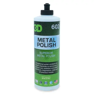3D Metal Polish - Heavy Duty Multi Purpose Polish, Cleaner, Restorer and Protectant for Metal, Aluminum, Chrome