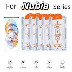 5-Pack HD Tempered Glass Screen Protector for Zte Nubia Z50 Ultra/z60 Ultra/z70 Ultra/z70s Ultra, Bubble-Free, 9h Hardness, Easy Install