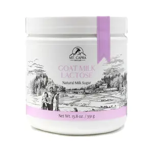 Mt. Capra Goat Milk Lactose | Natural Milk Sugar from Goat Milk Whey | Low Glycemic | Add to Coffee, Baked Goods, Smoothies, and Yogurt, Key Ingredient to Milk Stout | 97 Servings 13.8 oz – 13.8 Ounce (Pack of 1)
