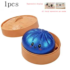 2026 New Edition: Glitter Dumpling Soft Toy (with packaging box) - Stress-relief tactile toy, mysterious glitter dumpling, soft glutinous rice toy, stress-relief clay squeeze ball, Mother's Day/Father's Day gift
