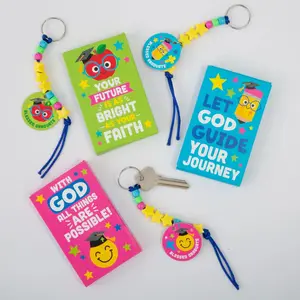 Religious Elementary Graduation Keychain Craft Kit Handout with Box for 12