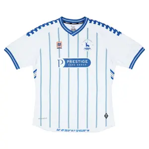 2025-2026 Hartlepool Home Short Sleeve Football Tee, Men Women Youth Gift