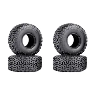 BATRAZZI Mudboy 1.0" A/T Tires 62*26.5mm for 1/18 & 1/24 RC Crawler Trail Grip All-Terrain Performance 4pcs