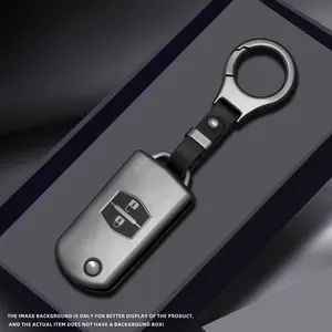 2 Buttons for Mazda Models, Tpu Car Key Case, Remote Holder Keychain, Accessories for Mazda 2 3 5 6 Cx7 Cx9 Rx8 Mx5 Mpv Demio