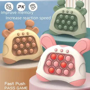 Fast Push Game Quick Push Stress Relief Toy Pop it game puzzle toy funny toy Improve memory Increase reaction speed Animal version toy Educational Gift Set Boys Girls Multicoloured Game Musical Quick push game console