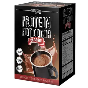 Protein Hot Chocolate - High Protein & Low in Carbs, Keto-Friendly Protein Hot Chocolate - High Protein & Low in Carbs, Keto-Friendly