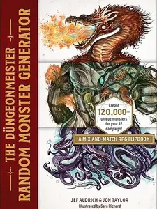 Dungeonmeister Random Monster Generator Flipbook – Mix & Match RPG Creature Creator for D&D, Tabletop Games & Fantasy Roleplay
