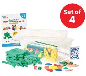 hand2mind Set of 4 Math Manipulative Kits K-2ndGrade