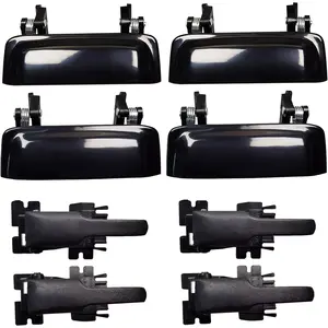 Set of 8 Exterior & Interior Door Handles for 1998-2003 Ford Explorer, 2001-2005 Ford Explorer Sport Trac, 1998-2001 Mercury Mountaineer, Replaces# 79102, 3L2Z7821818AAA, 3L2Z7821819AAA
