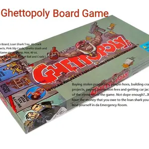 Ghettopoly Board Game (Ultra Rare) New, Still Shrink Wrapped