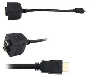 HDMI Video Splitter Adapter Cable 24K Gold-Plated Connectors