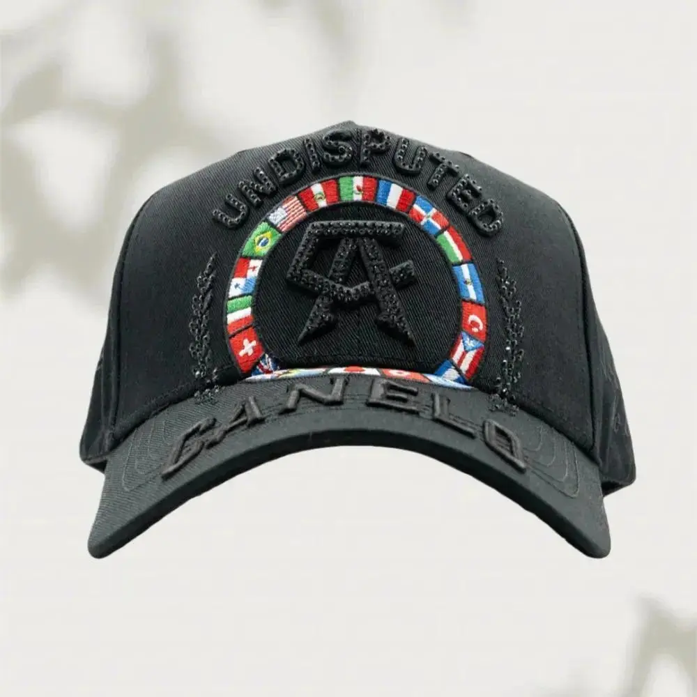 Dandy Hats Canelo Álvarez Undisputed Champion Themed Black Adjustable Baseball Cap