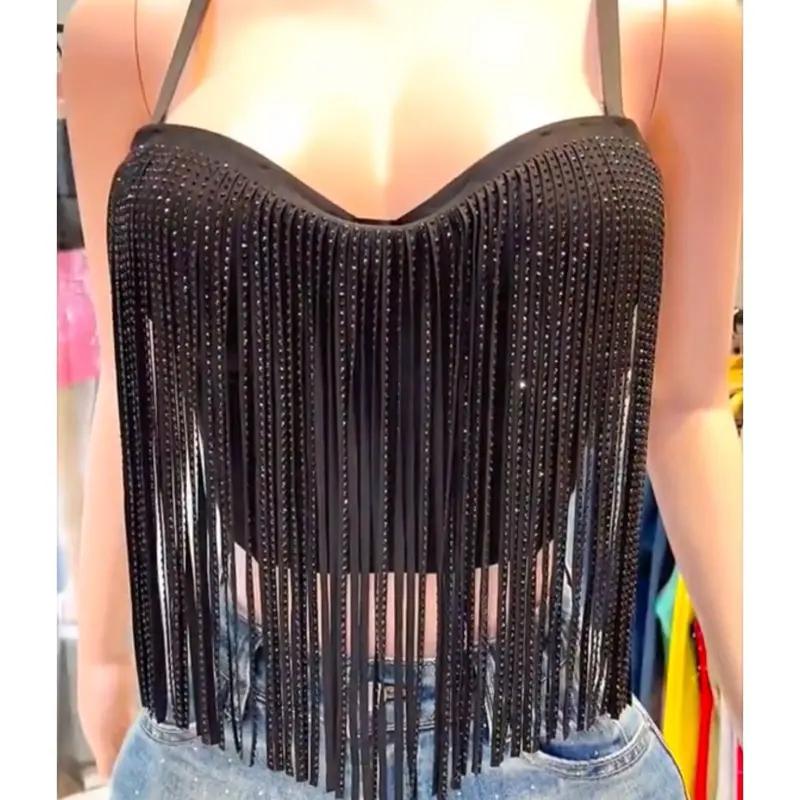 Fanny-Top with rhinestones