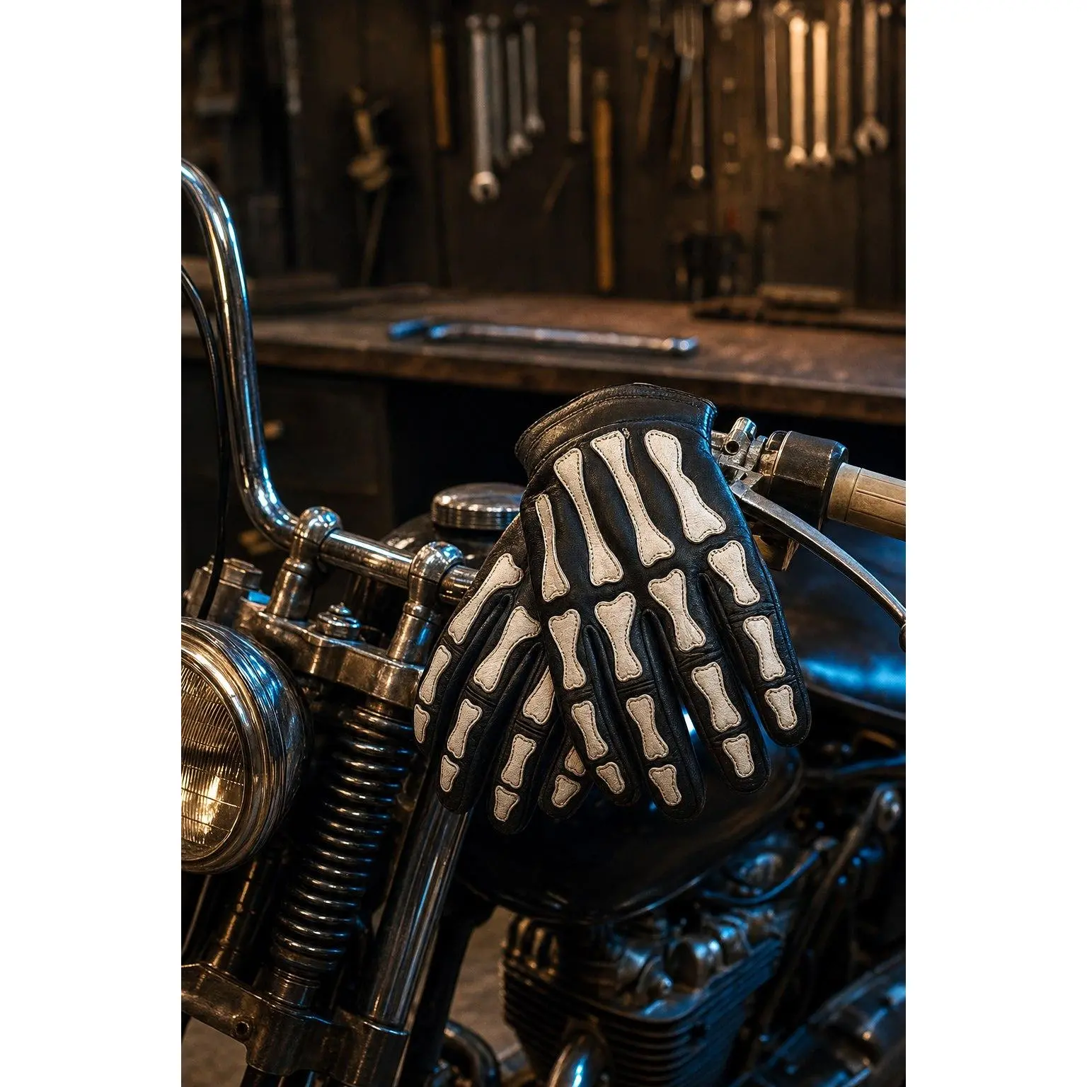 Skeleton Leather Gloves | Water Buffalo | Rarely Edition