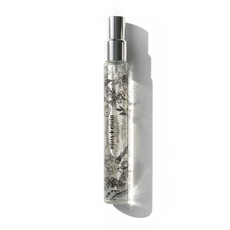 elvis+elvin Unisex Driftwood & Gardenia Eau de Parfum - 400ml Mist Spray, Organic Sugar Cane Alcohol (contains alcohol), Vegan, Cruelty-Free, Clean, Green Fig, Green Leaves, Coastal Freshness, Coconut, Softly Floral, BPA-Free