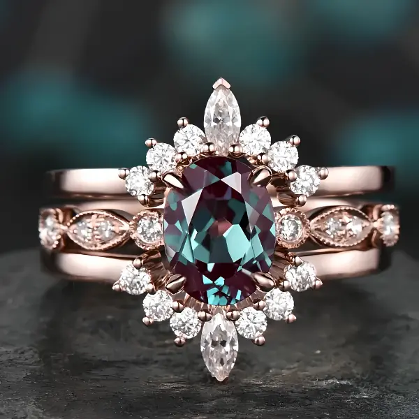 3PCS Sparkling Rhinestone Ring Set for Women, Elegant Stackable Statement Rings, Trendy Fashion Jewelry for Wedding, Engagement, Party & Everyday Wear