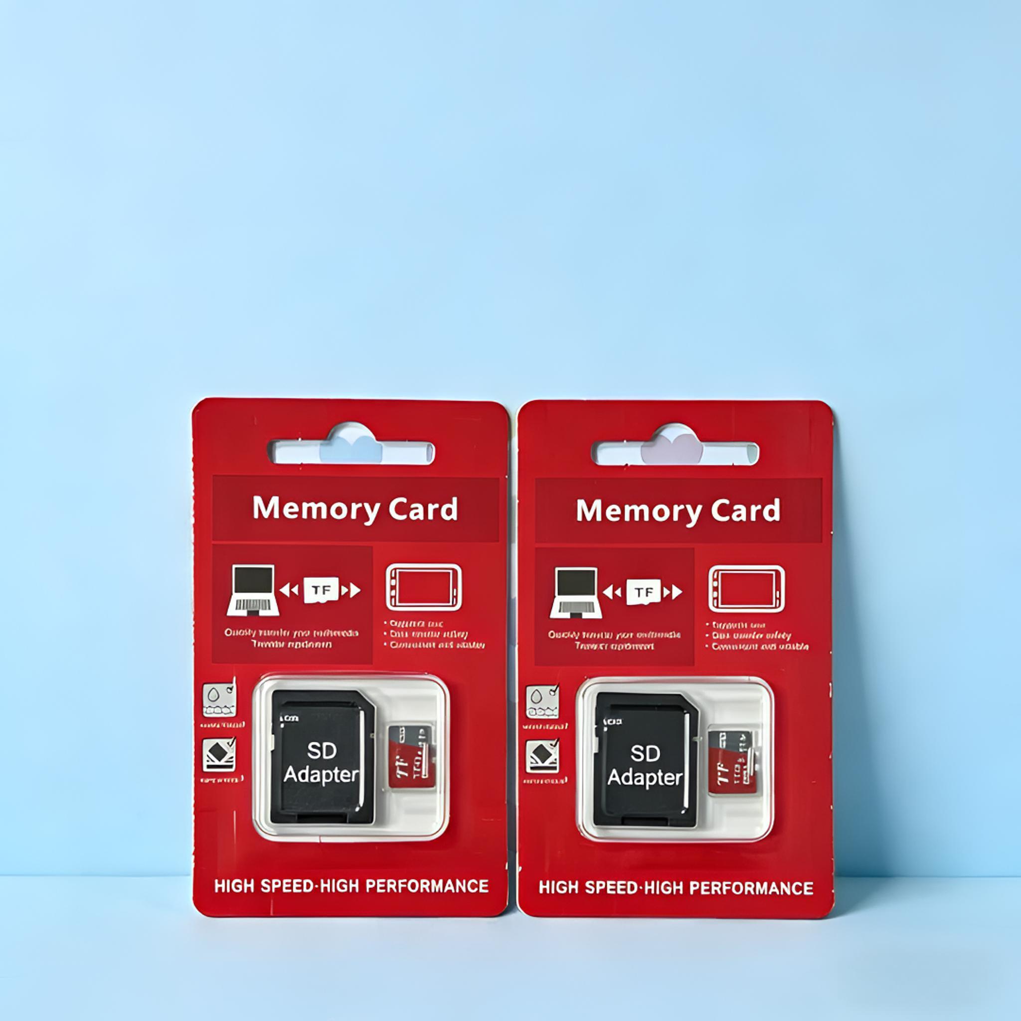 2 Pack x 1 TB Micro SD Memory TF Card with Adapter, Universal Compatible Type Memory Card, Expanded Storage Memory Card