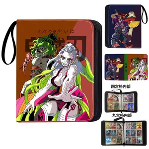 IN STOCK Demon Slayer New Loose-Leaf Zipper Card Binder 4/9-Pocket 400/900 Capacity Large Game Card Storage Album & Collectible