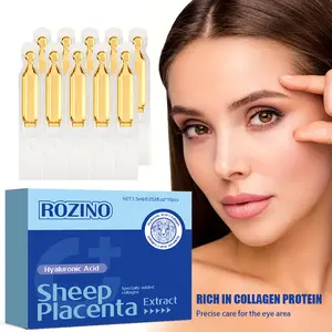 ROZINO Sheep Placenta Extract Essence for Skin Radiance Deep Hydration Delicate Skin Care Eye Area Treatment Enhances Radiance with Essential Placenta Extract