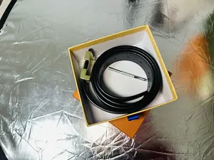 Checkered pattern Classic unisex printed lattice leather belts with stylish patterns, the ultimate accessory for effortlessly creating a fashionable look