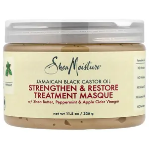 SheaMoisture Jamaican Black Castor Oil, Strengthen & Restore Treatment Masque, 11.5 oz (326 g)