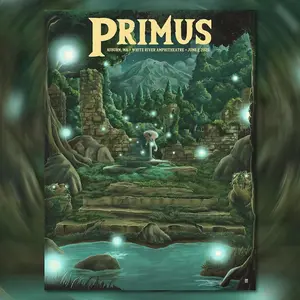 Primus Concert Poster – White River Amphitheatre 2025