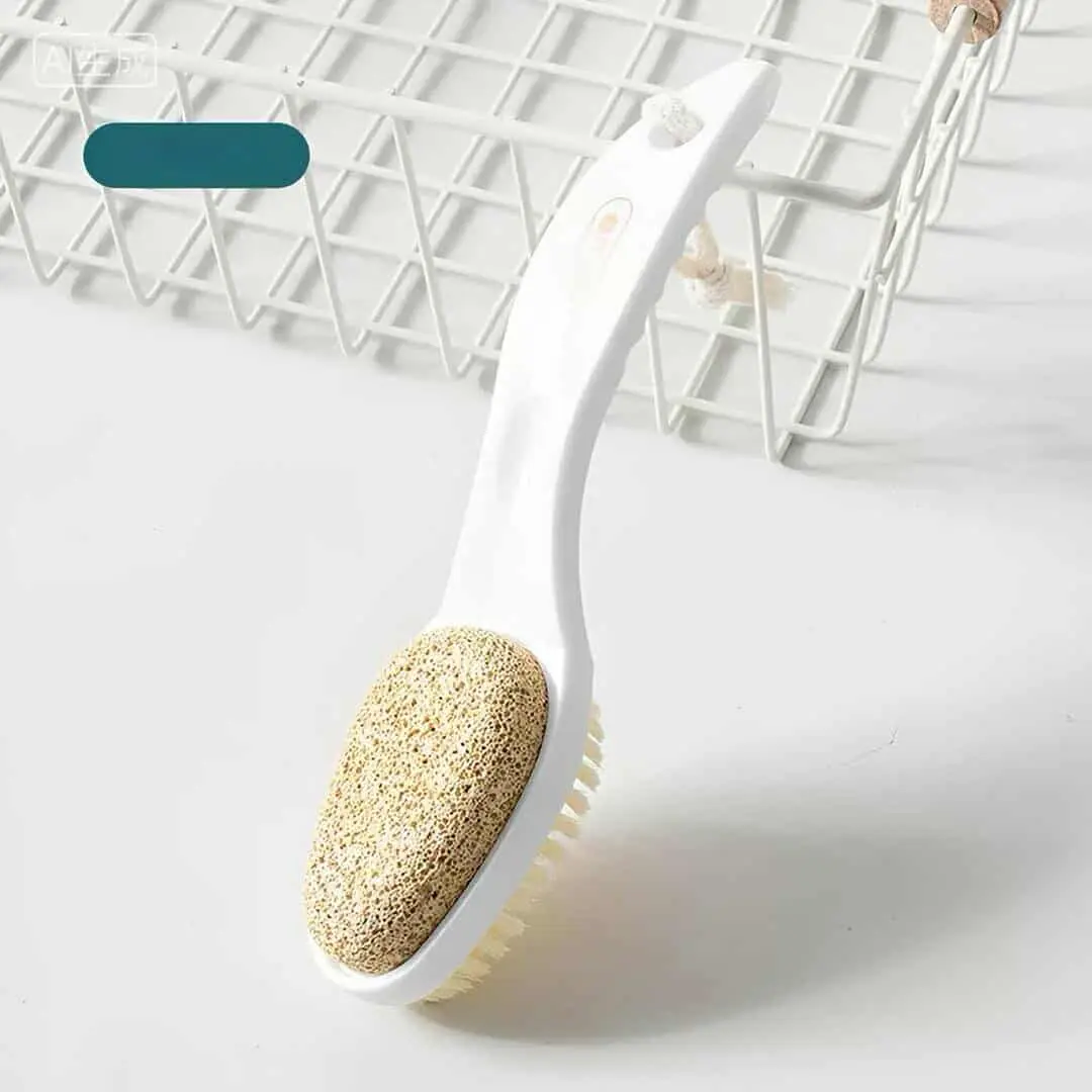 Pedicure Pumice and Brush Set with Yellow Handle for Effective Exfoliation and Smooth Feet Care Ideal for Home and Professional Use Cutics Manicure Nail Art Daily Foot Care, Nail Care, Adults