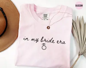 In My Bride Era Shirt, Bridesmaid Proposal Gift Tee, Maid of Honor Shirt, Getting Ready Bridal Party Outfit, Cute Bachelorette Party Shirts
