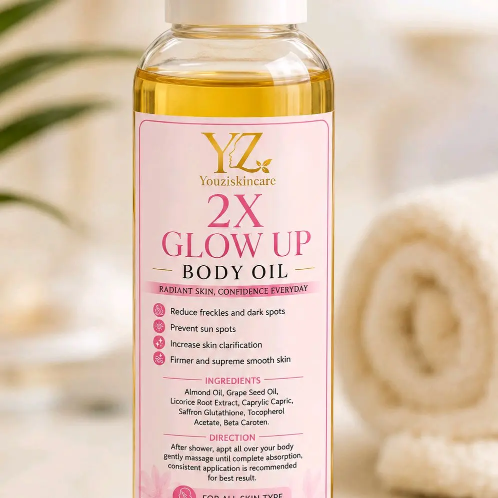 2x glow up body oil