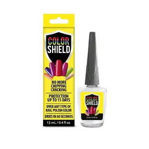Nail Color Shield Quick Dry Top Coat - 0.40 Oz Salon-Quality Gel-Like Shine for Flawless Manicure Protection Up to 15 Days - Cutics