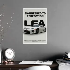Paper Poster - Lexus LFA