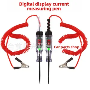 Automobile tester LED test light Automotive digital display 12v24v70 volt auto repair circuit fuse detection electric pen