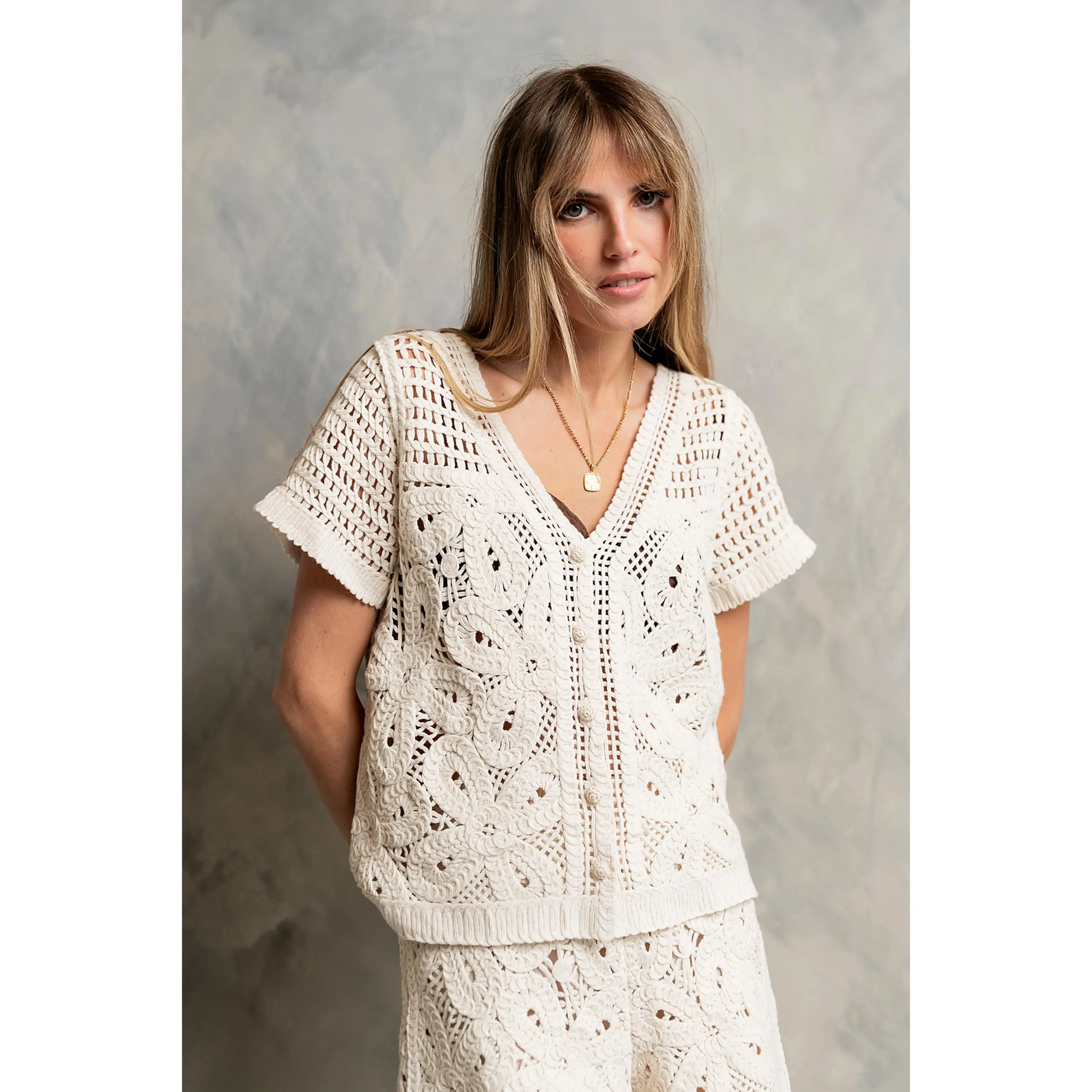 Kynnli Crochet Top