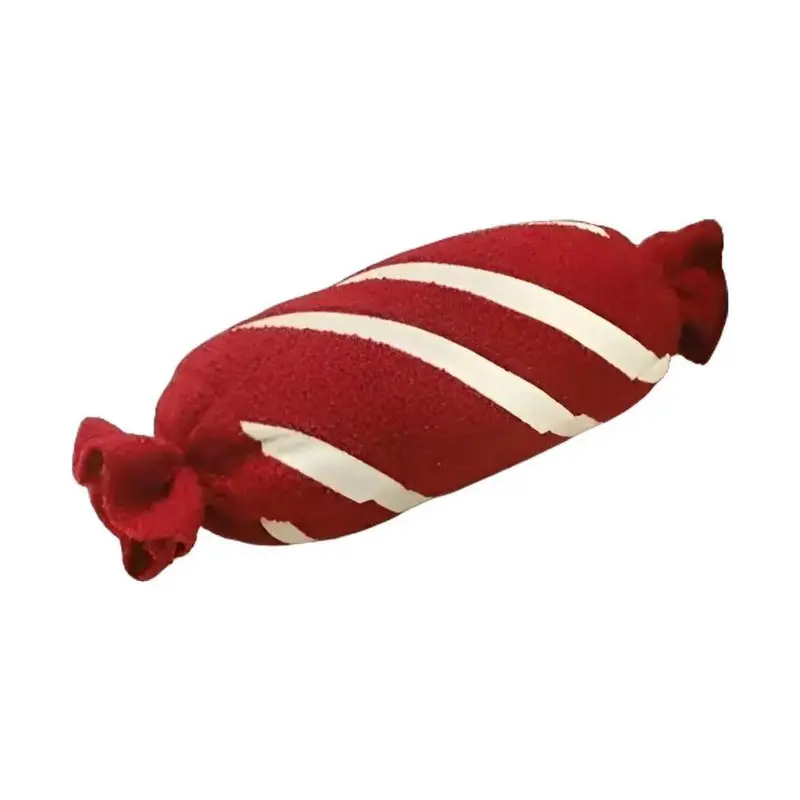 Christmas Long Candy Pillow, Christmas GifChristmas Decoration, Bedroom Pillow, Winter Home Decoration Sofa Bed Pillow, 1 count Cute Warm Plush Cushion, Household Decorative Throw Pillow, Soft and Comfortable Stuffed Toy for Home Decor, Gift for Kids