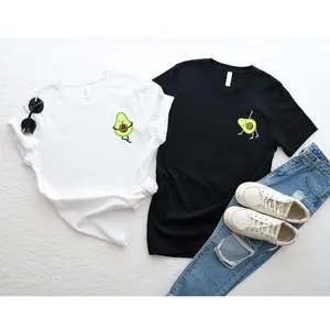 Cute Yoga Shirts, Yoga Gifts, Custom Yoga Pocket Tees, Avocado Yoga T-Shirt, Gifts for Her, Avocado Graphic Tees, Funny Shirts for Women